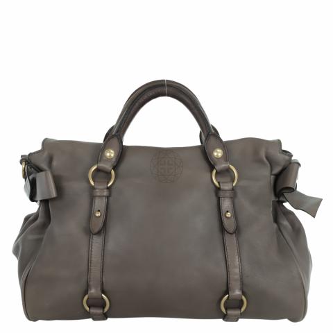 Sell Miu Miu Vitello Lux Bow Bag - Grey | HuntStreet.com Sell Miu Miu Vitello Lux Bow Bag - Grey | HuntStreet.com