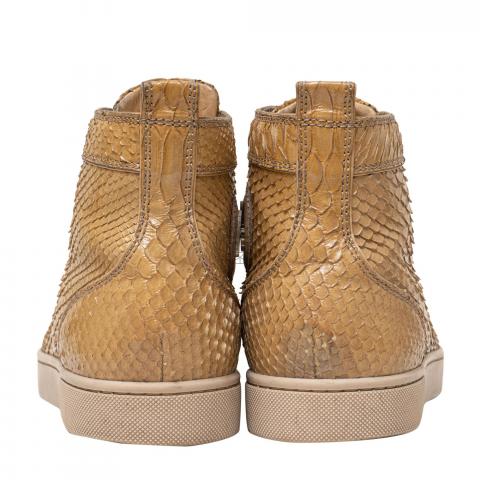 Louboutin sale sneakers python