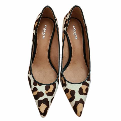 Coach hot sale leopard heels