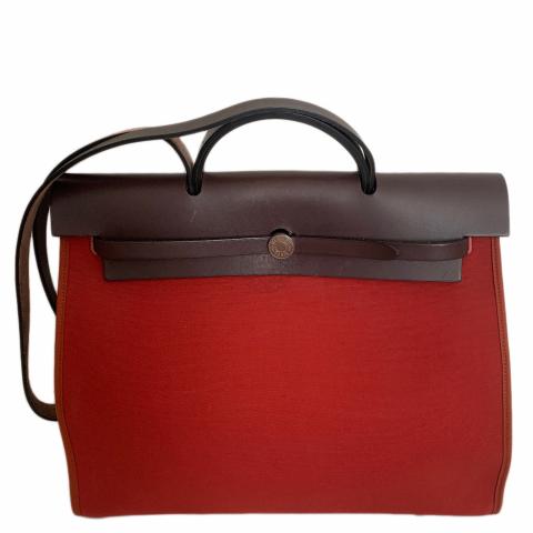 Hermes on sale herbag red