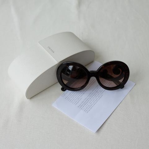 Prada Baroque Oval Havana Sunglasses. Made in Italy, Women's Fashion,  Watches & Accessories, Sunglasses & Eyewear on Carousell