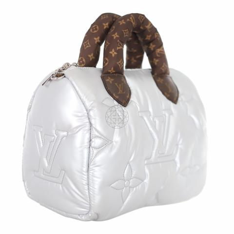 Louis Vuitton Pillow Speedy Bandoulière 25 Silver Monogram in 2023