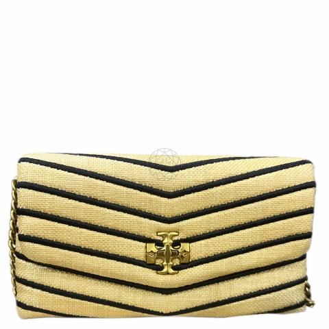 Sell Tory Burch Soft Straw Kira Chain Wallet - Multicolor/Nude |  