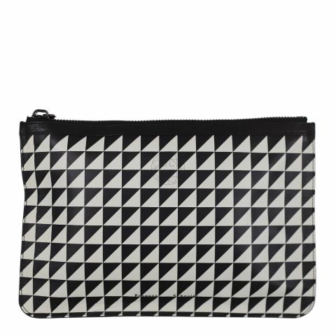 Sell Proenza Schouler Leather Clutch Black White HuntStreet