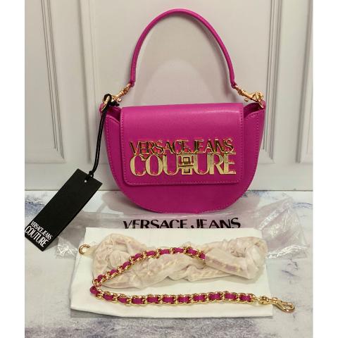 Versace Jeans Couture Versace Jeans Logo Crossbody Bag Pink Plastic  Polyurethane ref.752186 - Joli Closet