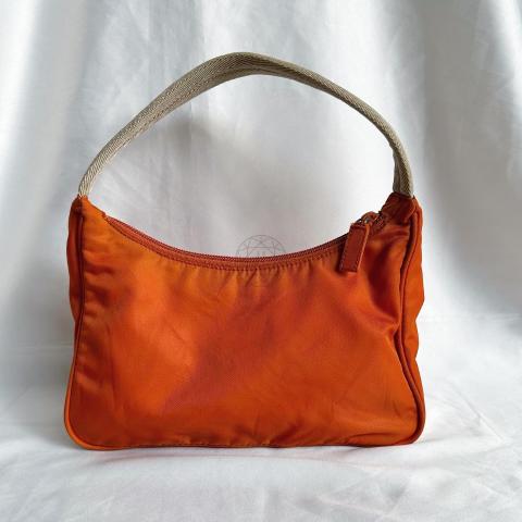 Sell Prada Vintage Nylon Mini Shoulder Bag - Orange 