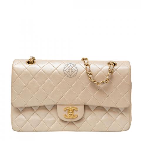 Sell Chanel Vintage Classic Medium Double Flap Bag in Gold