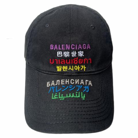 Balenciaga multi discount language cap