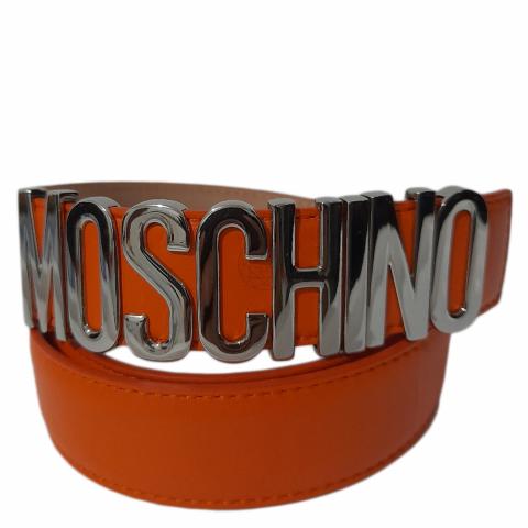 Orange moschino discount belt