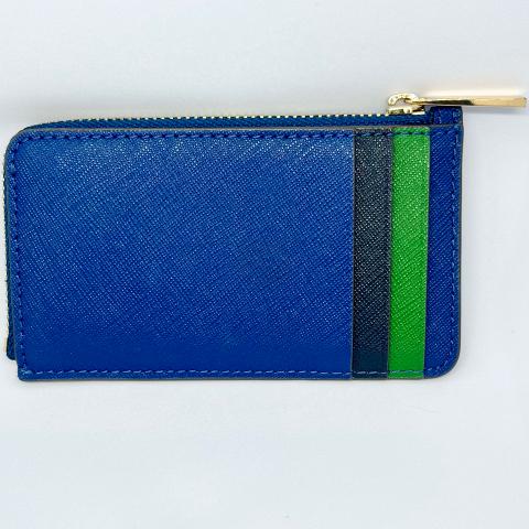 Sell Tory Burch Emerson Color Block Zip Card Case - Multicolor