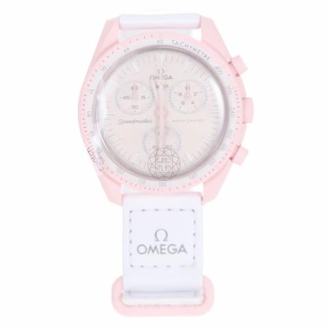 Sell Swatch X Omega Moonswatch Mission To Venus Watch - Pink/White