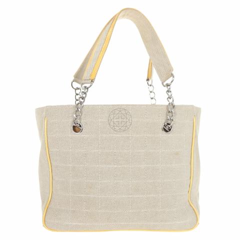 Sell Chanel No 5 Camellia Tote Bag - Cream/Yellow