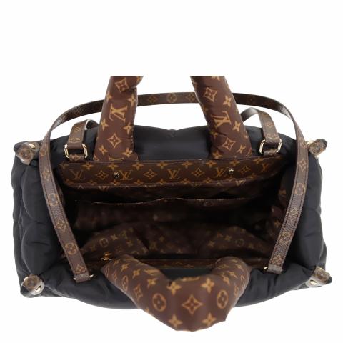 Louis Vuitton Black Nylon Monogram Pillow OntheGo MM Shoulder Bag