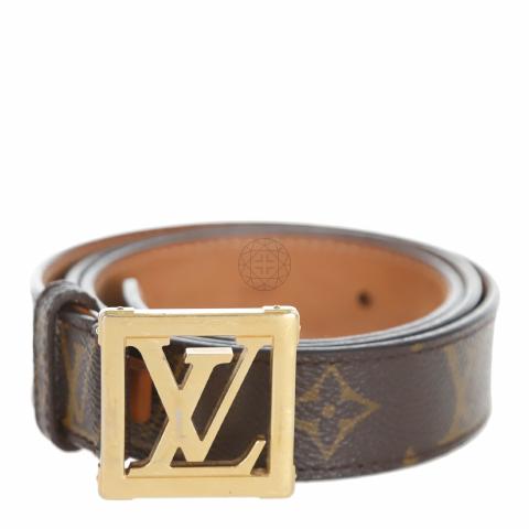 Louis Vuitton Damier Canvas Square Reversible Belt Size 85/34