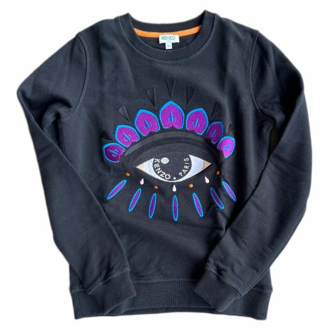 Sell Kenzo Eye Embroidered Sweater Black HuntStreet