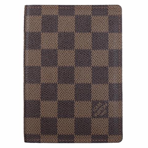 Trick & Treat Yourself - PASSPORT HOLDER DUPE ALERT .  has a CLOSE  dupe for the Louis Vuitton Passport Holder in Damier Ebene! The “designer  look” for much less, perfect for