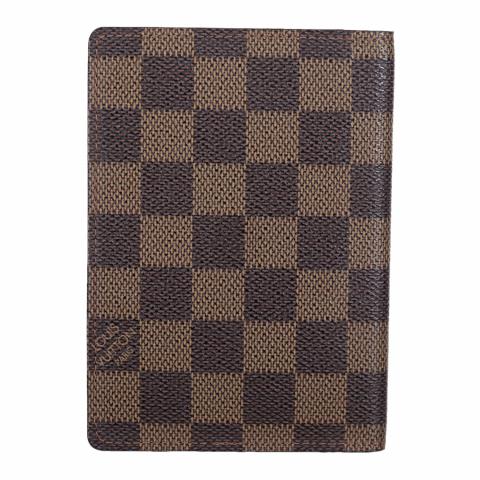 Louis Vuitton - Passport Cover Damier Ebene Canvas