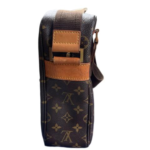 Authenticated Used Louis Vuitton Shoulder Bag Bowat Chapo Brown