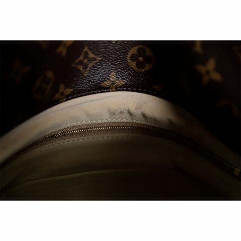Artsy cloth handbag Louis Vuitton Brown in Cloth - 37899242