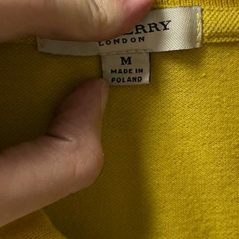 Burberry brit polo real hotsell vs fake