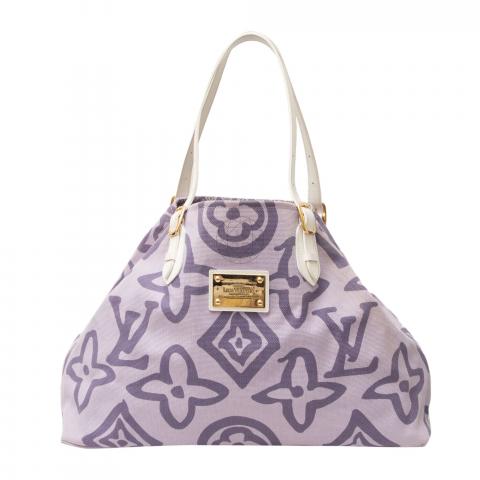 Louis Vuitton Limited Edition Purple Tahitienne Cabas MM Bag