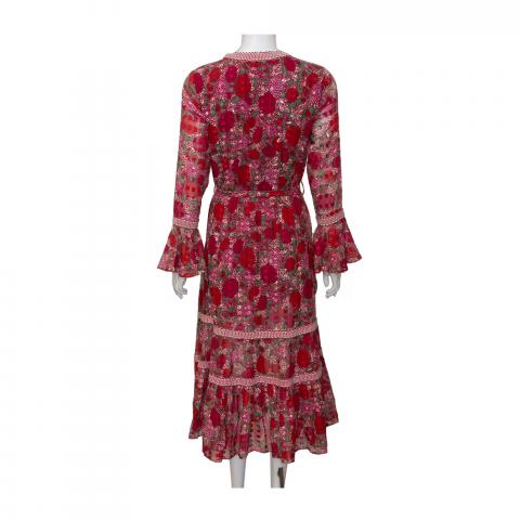 Sell Alexis Marcus Floral Wrap Dress Red HuntStreet