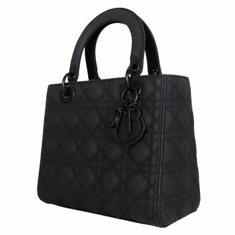 Lady dior ultra sales black bag