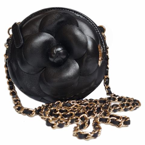 Sell Chanel Camelia Mini Bag - Black