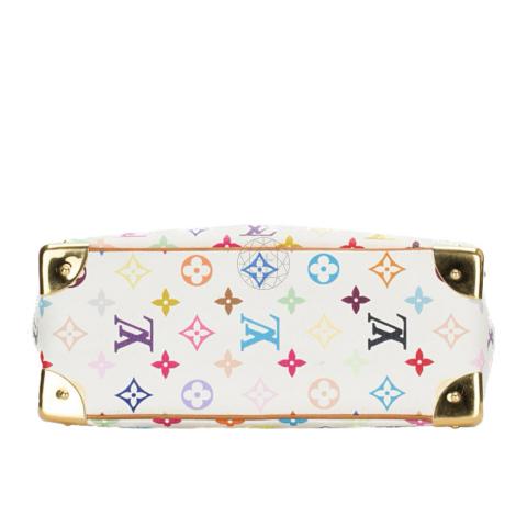 Preloved Louis Vuitton Trouville White Multicolor Monogram Bag MI0065 –  KimmieBBags LLC