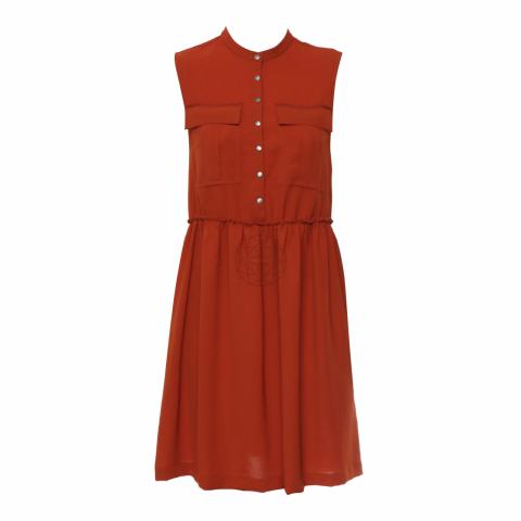 Burberry orange clearance dress