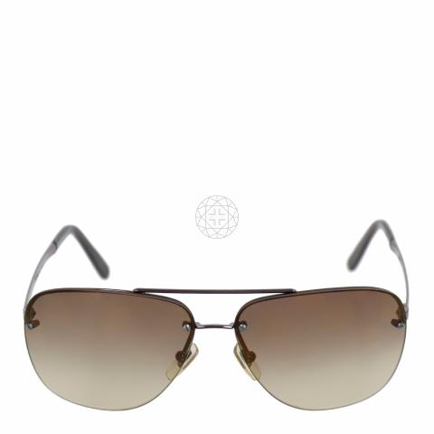 Louis Vuitton Grey Socoa Damier Aviators Sunglasses Sunglasses