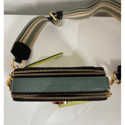 Snapshot leather crossbody bag Marc Jacobs Green in Leather - 23560034