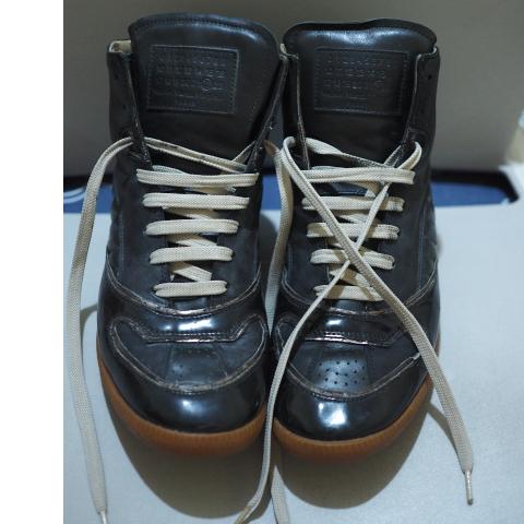 Margiela high top on sale sneakers