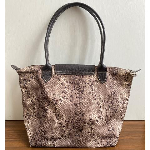 Longchamp snake hot sale print bag