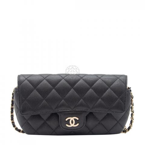 Sell Chanel Glasses Case with Classic Chain - Black