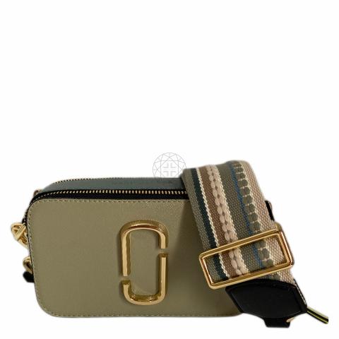 Snapshot leather crossbody bag Marc Jacobs Green in Leather - 23560034