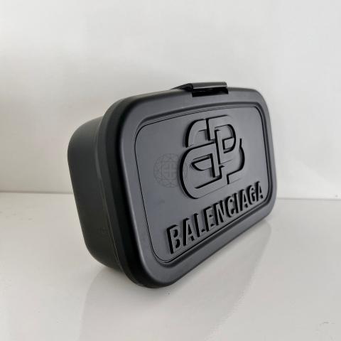 Balenciaga Black BB Lunch Box Bag 638208-JEW17 (lpn7490939