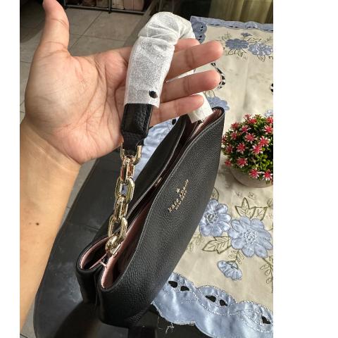 New Kate Spade aubrey chain top handle satchel crossbody bag