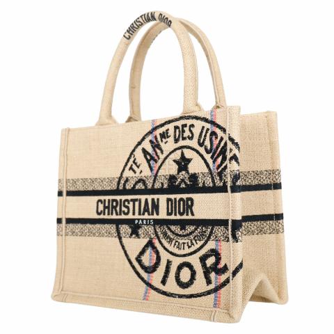 Christian dior jute cheap bag