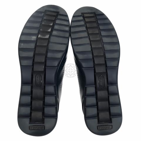 値下げ！（新品未使用）Z ZEGNA ダークブルースニーカー 箱付き定価10万円 Sell Z Zegna Sprinter Sneakers - Dark Blue | HuntStreet.com