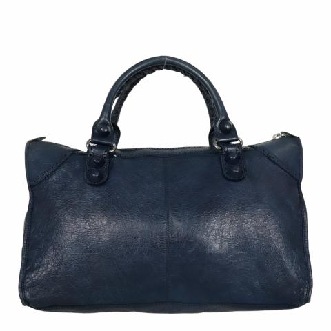 Sell Balenciaga Giant Covered Work Bag - Navy Blue | HuntStreet.com