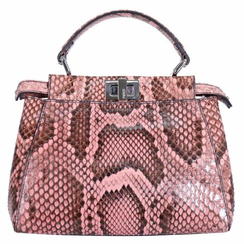 Fendi clearance peekaboo snakeskin