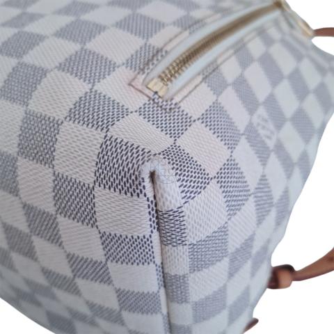 Louis Vuitton - Damier Azur Sperone Backpack - Cream / Blue Top Handle  Auction