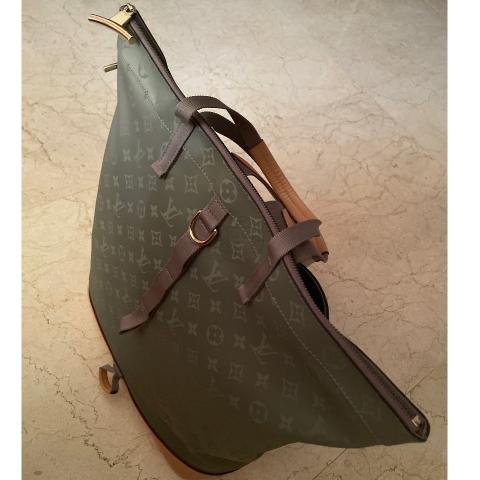 LOUIS VUITTON Monogram Titanium Backpack Tote 1307380