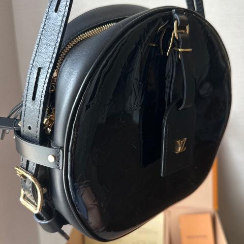 Louis Vuitton Boite Chapeau Souple Bag Monogram Vernis mm Black
