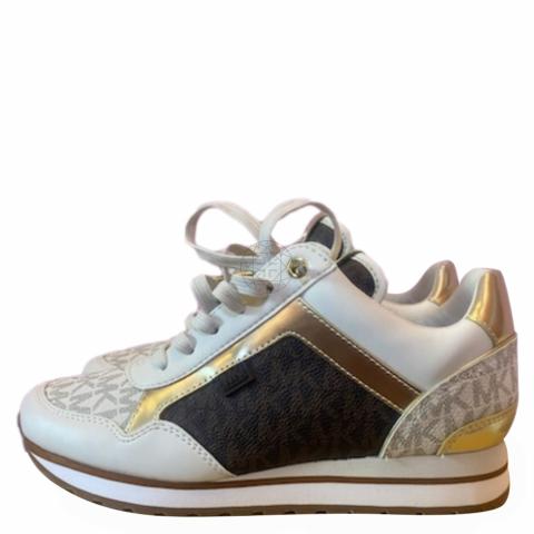 Sell Michael by Michael Kors Signature Maddy Sneakers Brown/Gold