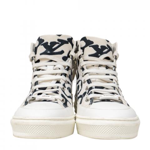 Sell Louis Vuitton X UF Tufted Monogram Stellar Sneaker - Black/White