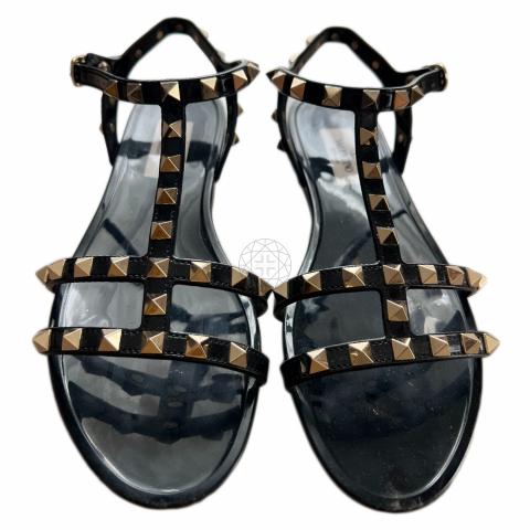 Valentino rockstud hotsell jelly sandals