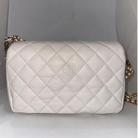 Sell Chanel 23C Medium Flap Bag - White