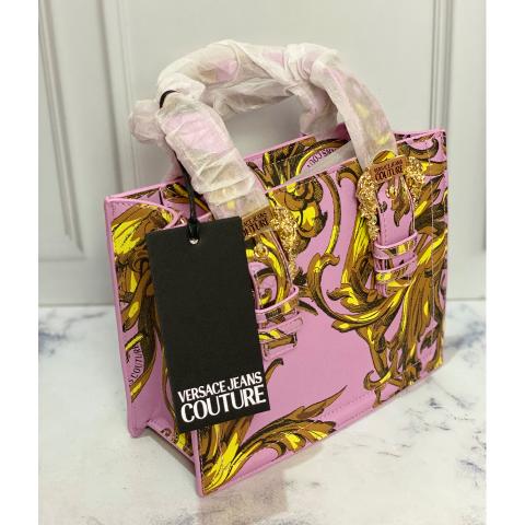 Versace Jeans Couture Chain Couture-print Tote Bag - Pink